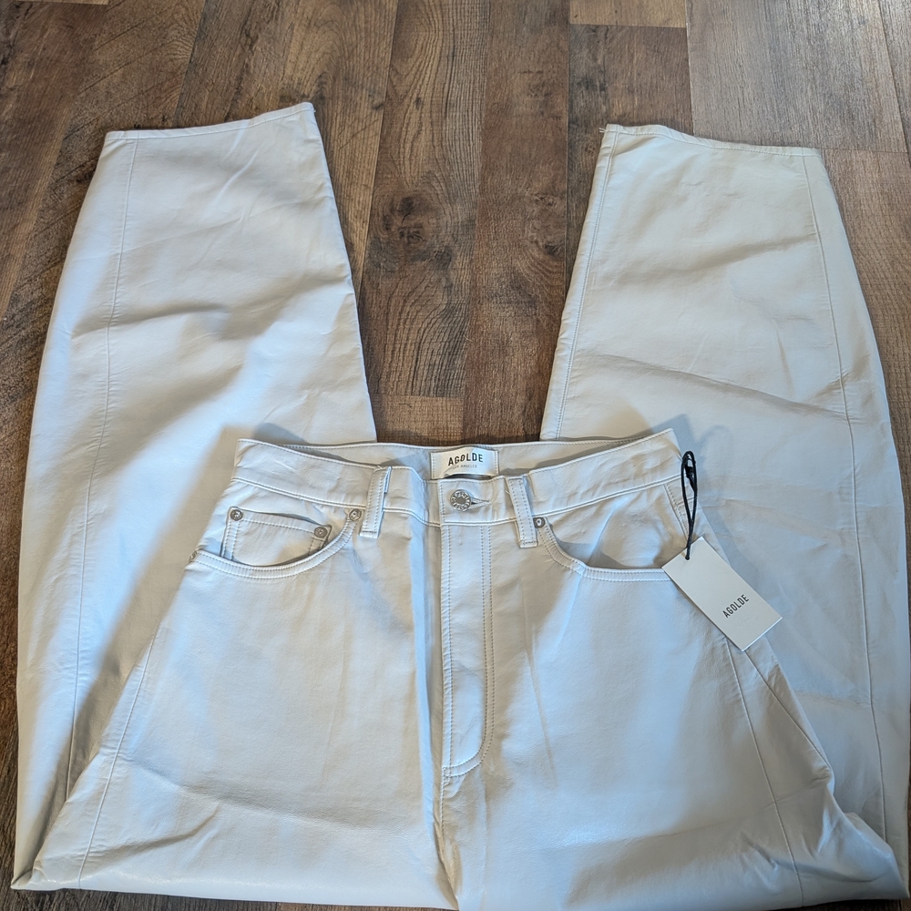 AGOLDE Recycled Leather Luna Pant